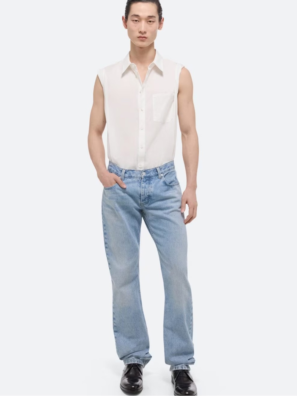 HELMUT LANG MENS LOW RISE STRAIGHT JEAN 33